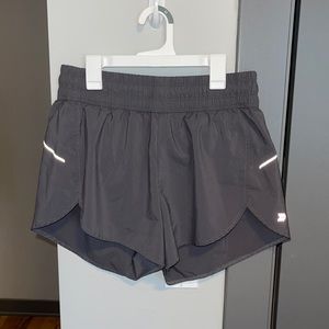 all in motion gray athletic shorts with inside liner - Size M